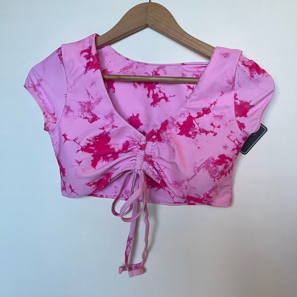 Zaful - Pink Tie Dye top - size M